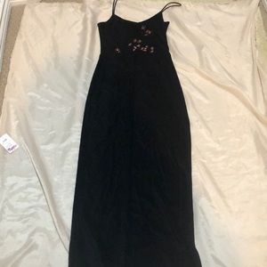Black cocktail dress.